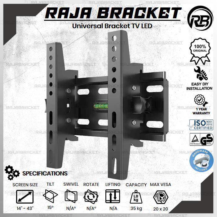 Jual Braket Breket Bracket TV LED 32 40 43 24 22 27 Inch, Bracket TV ...