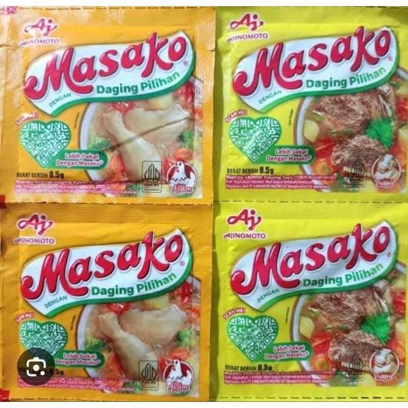 Jual Masako bumbu kaldu sapi dan ayam renceng / Penyedap rasa MASAKO ...