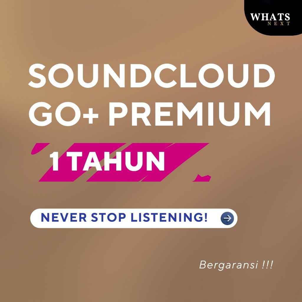 Jual SoundCloud Go+ Premium 1 Tahun Resmi dan Bergaransi | Shopee Indonesia