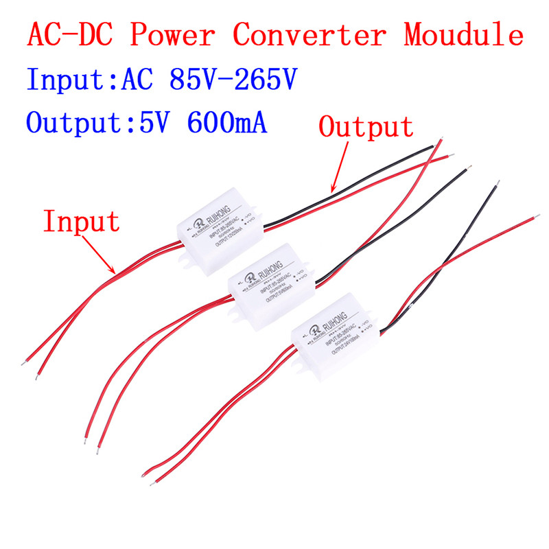 Jual AC-DC Power Supply Module AC110V 220V 230V To DC 3.3V 5V 12V Mini ...
