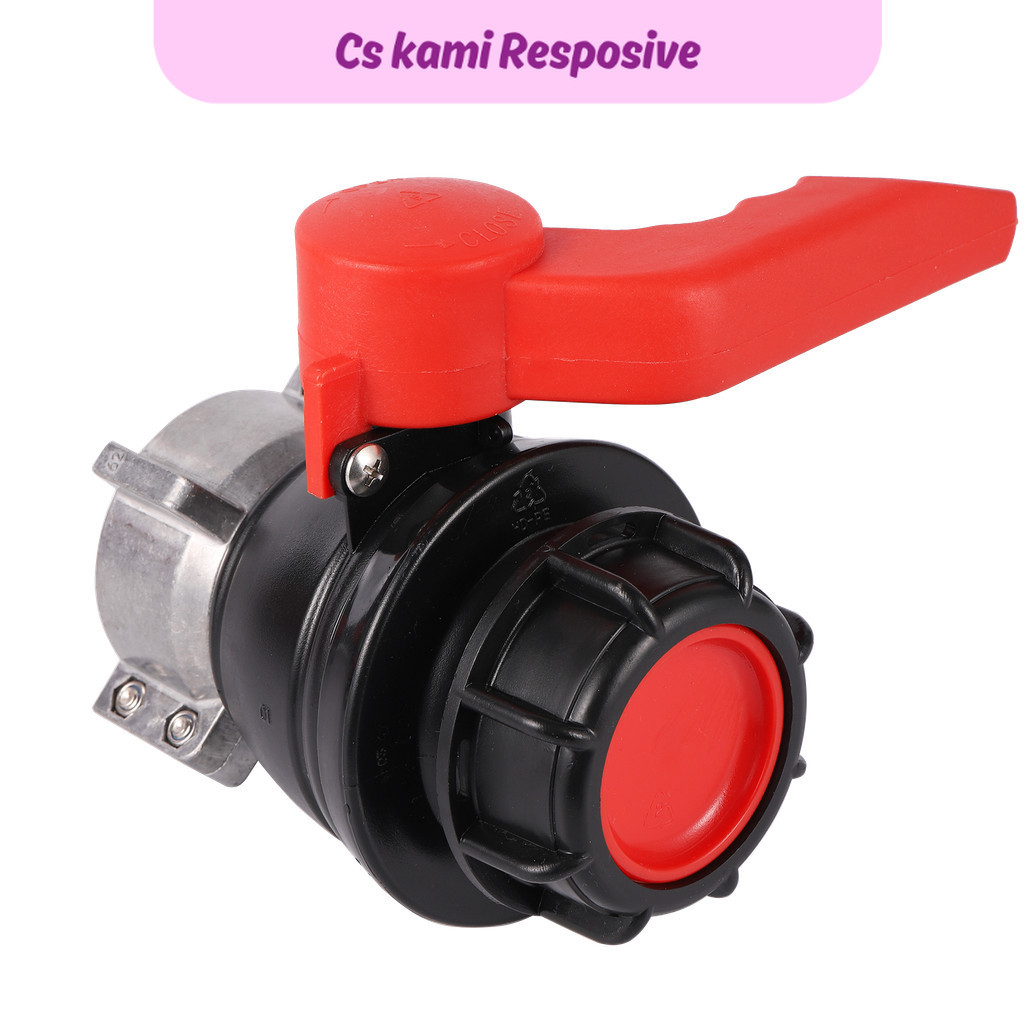 Jual MM 62/75/ 80mm Coarse to Outlet 60mm Coarse Thread Ball Valve IBC ...