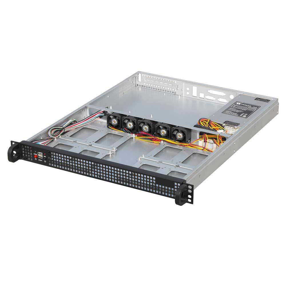 Jual 1U rack server chassis is suitable for ATX motherboards and four 3 ...