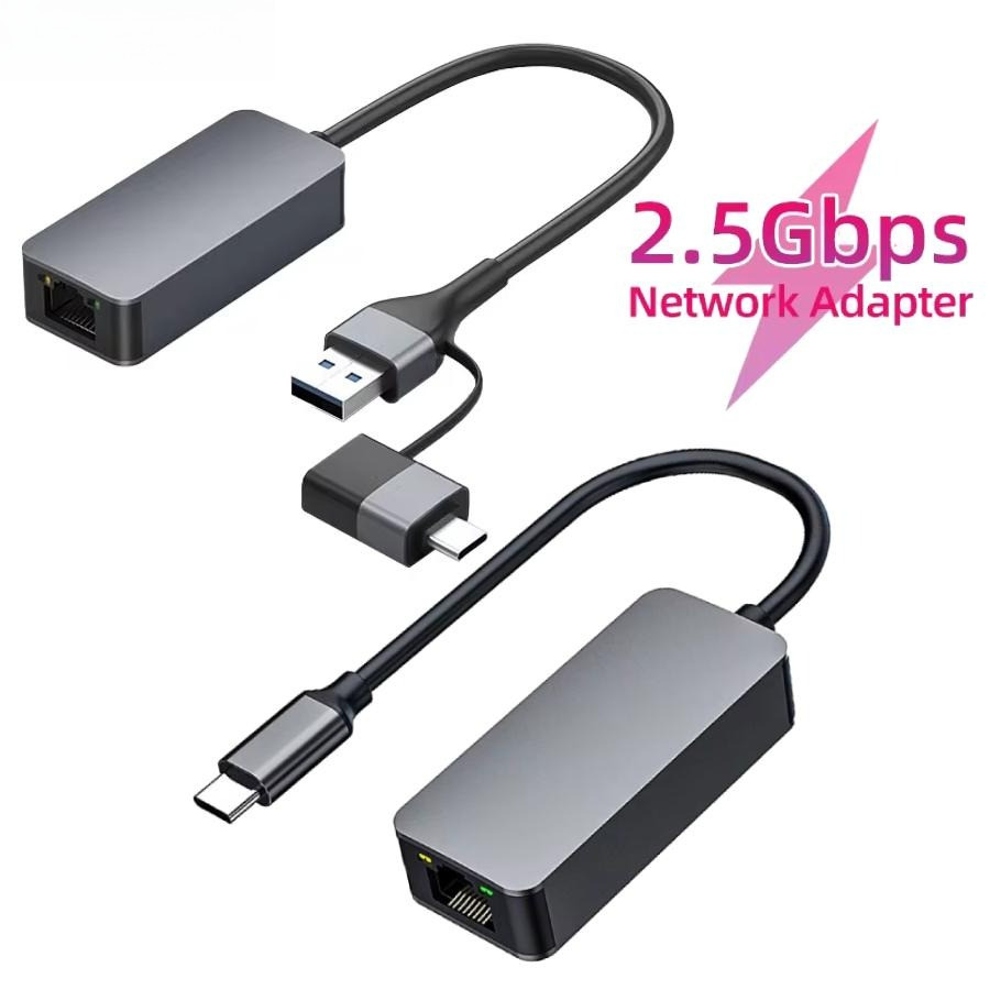 Jual 2500Mbps Network Card USB 30 to Ethernet 25 Gigabit Converter Type ...