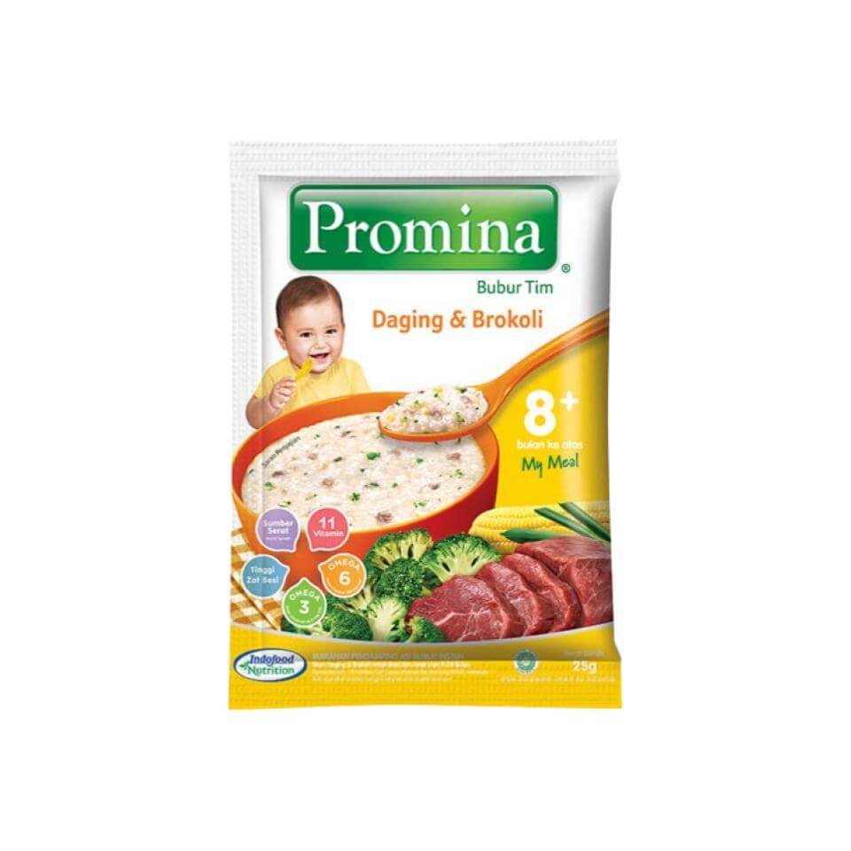 Jual Promina Bubur Bayi Tim Daging Dan Brokoli Renceng 5 x 25 gr ...
