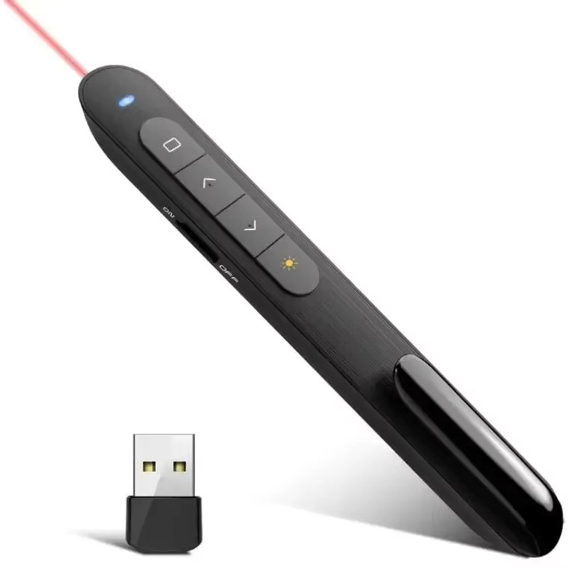 Jual Wireless Presenter PPT Page Turner Presentation Clicker Pen Remote ...