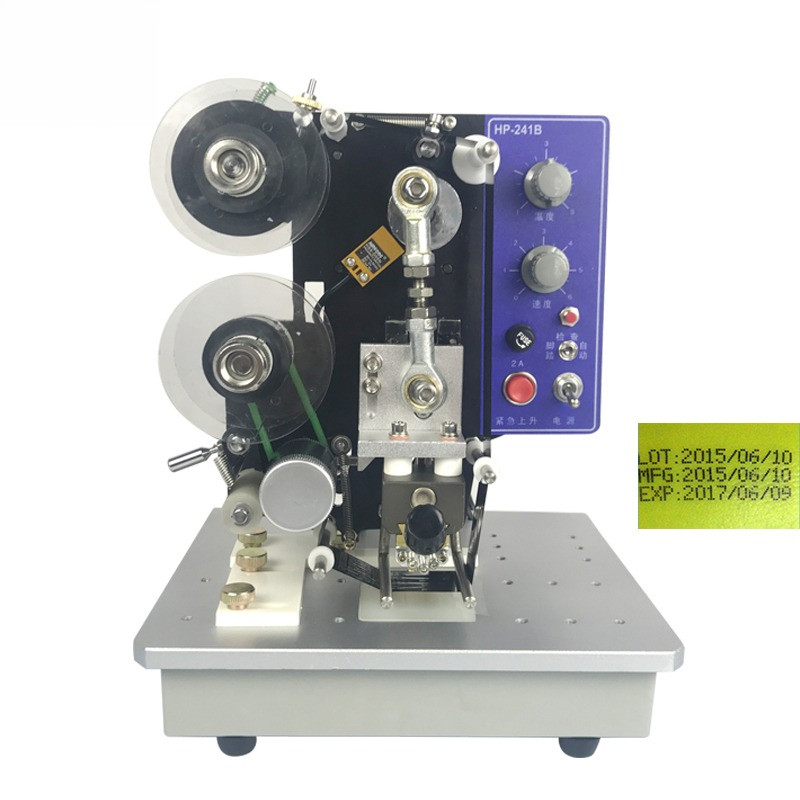 Jual HP241B Electric Ribbon Date Printing Machine Batch Expiry Date ...
