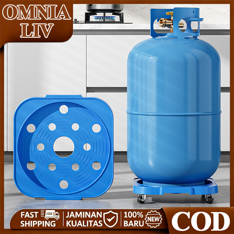 Jual [OMNIA LIV]360°Putar Tabung Gas Rak Dorong,Padat Dan Tahan Lama ...