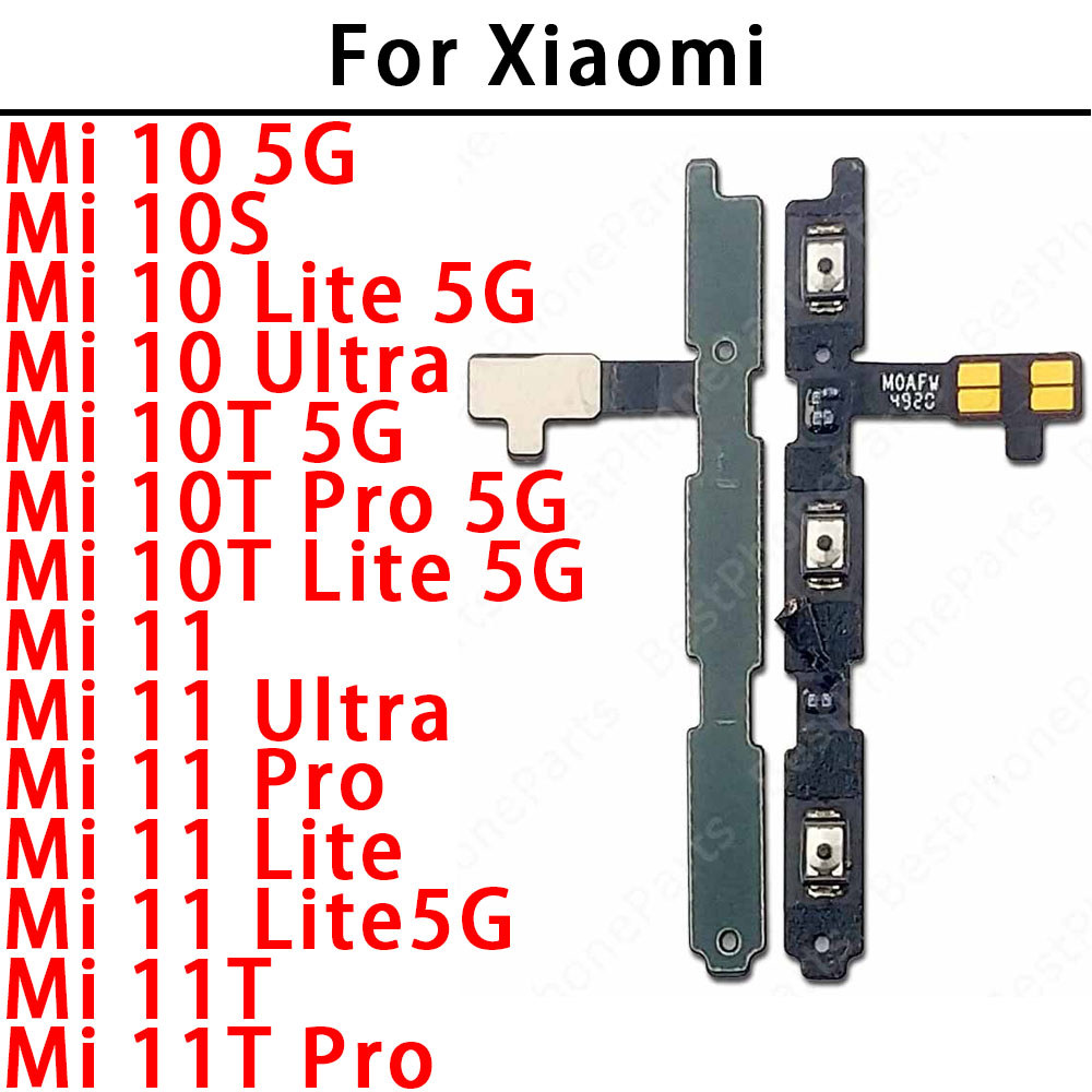 Jual For Xiaomi Mi 10 10S 10T 11 11i 11T Pro Lite Ultra 5G Side Button ...