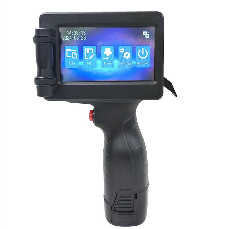 Jual 127mm image picture QR code serial number date portable printer ...