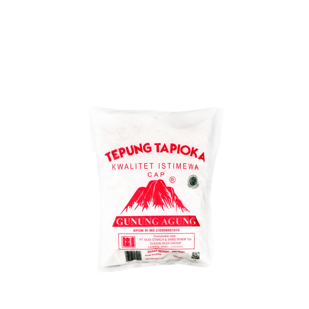 Jual TEPUNG TAPIOKA GAM / GUNUNG AGUNG UKURAN 500 GR | Shopee Indonesia
