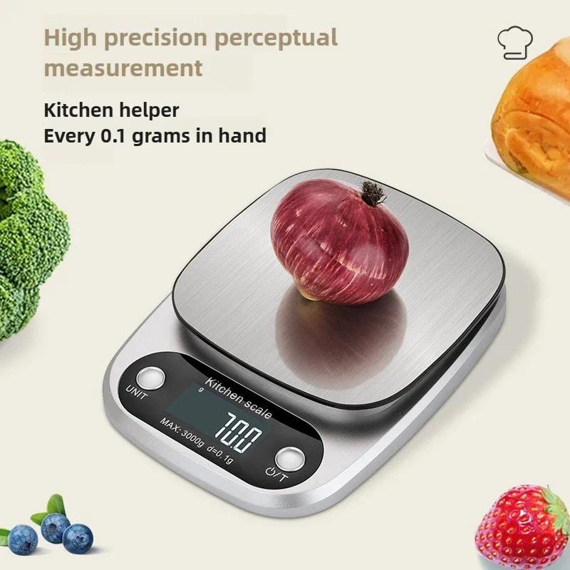 Image showcasing Jual Household Kitchen Scale Baking Precision Food Scale 0.1g Gram ...