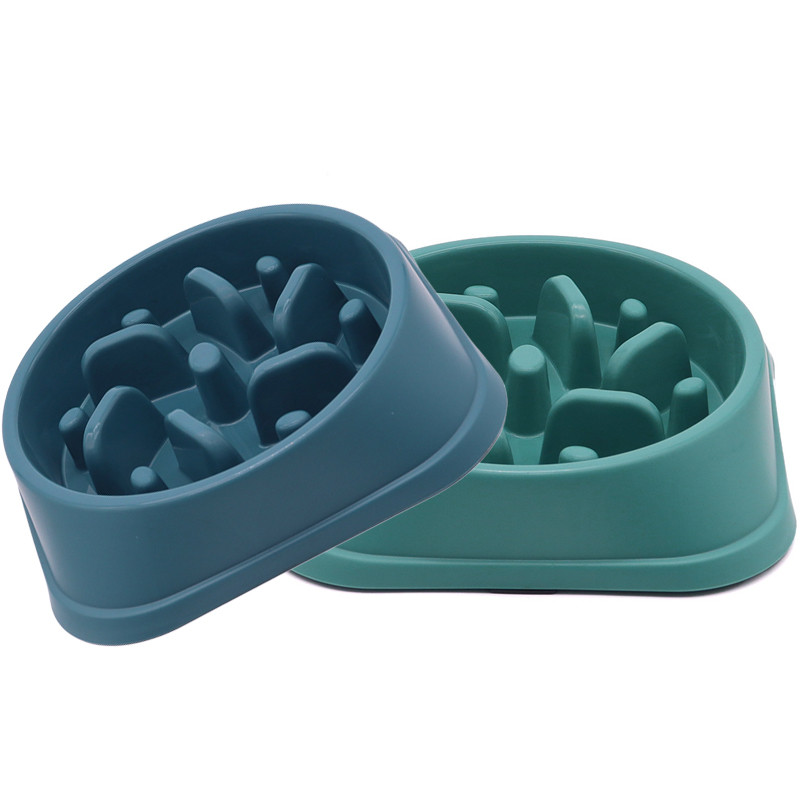 View of Jual Slow Feeder Dog Bowl Anti Choking Watering & Feeding Supplies ...