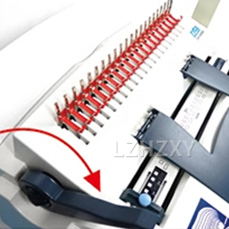 Jual A4 Wire Binng Machine Double Loop Wire Binder for Office Document ...
