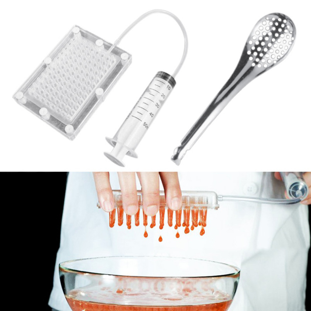 Jual 96Hole Molecular Gastronomy Caviar Maker Gourmet Fish Roe Strainer ...