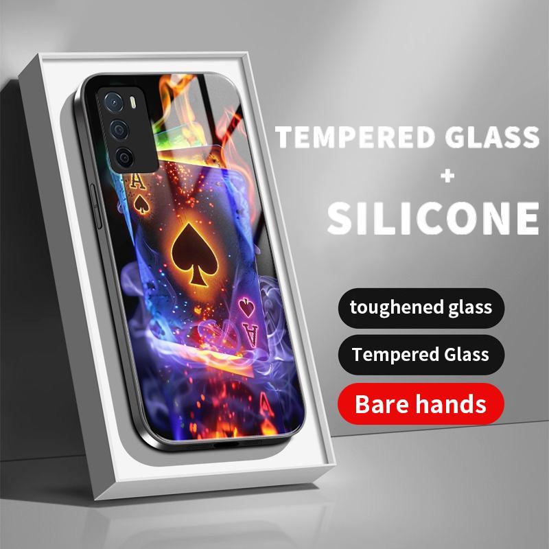 Jual Tempered Glass Case Oppo A16 A38 A15 A31 2020 A16k A17 A18 A1 Pro 