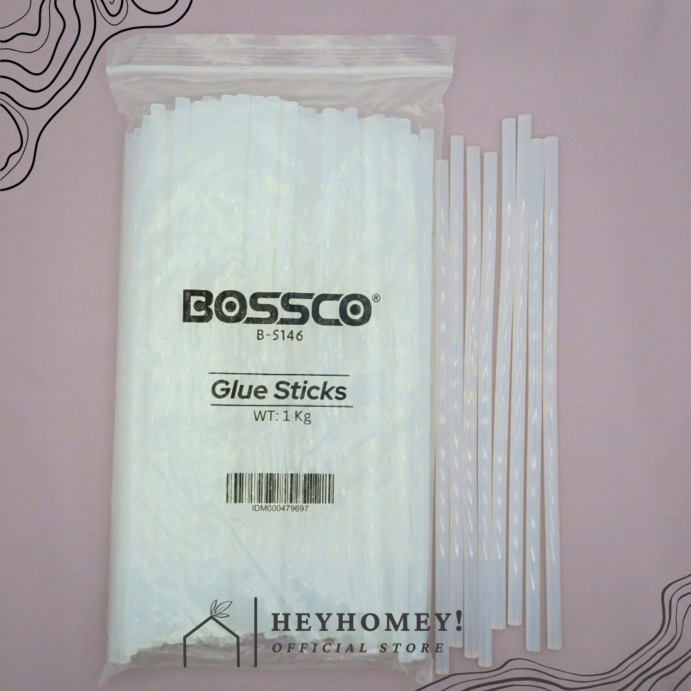 Jual Glue Stick Refill Lem Bakar Isi Lem Tembak BOSSCO 1 KG / Pistol ...