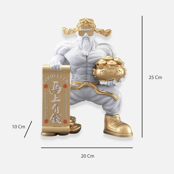 Jual Miniatur Pajangan Patung Dewa Kekayaan / Muscle God Of Wealth ...