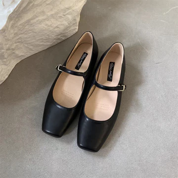 LVRFlats Woozi FREE BOX Sepatu Flatshoes Wanita Slip On Tali Wanita Fashion Korea TG2061