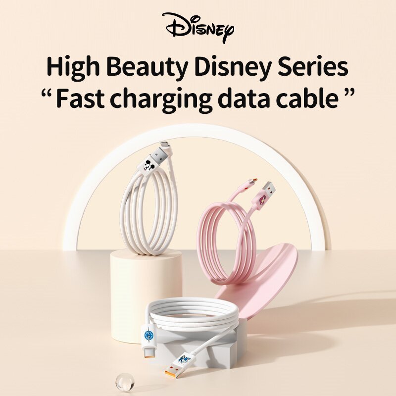Jual Disney Kabel Data Cepat Set 2-in-1: USB-A ke USB-C dan USB-A ke ...