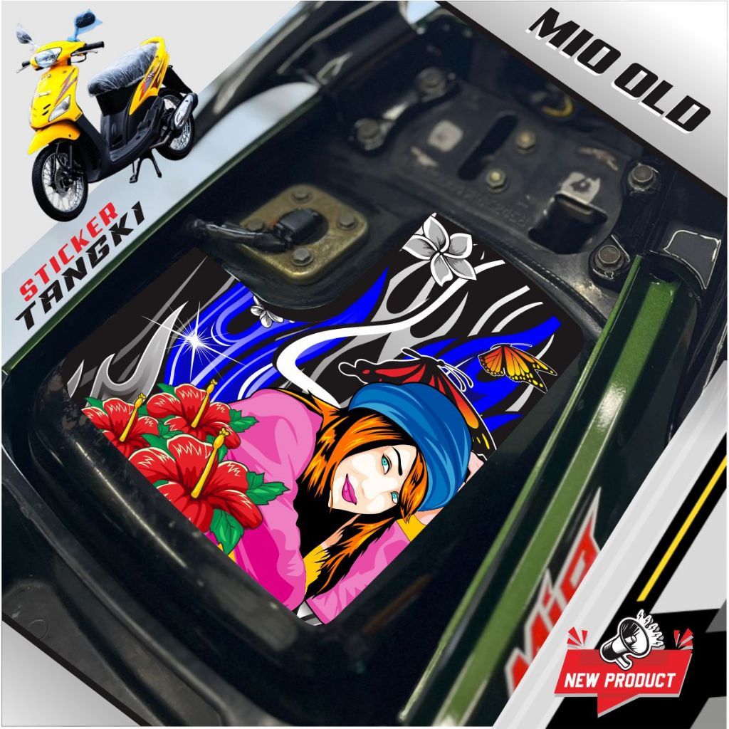 Jual POLET VARIASI STIKER DECAL TANGKI MIO OLD MIO SMILE SPORTY STICKER ...
