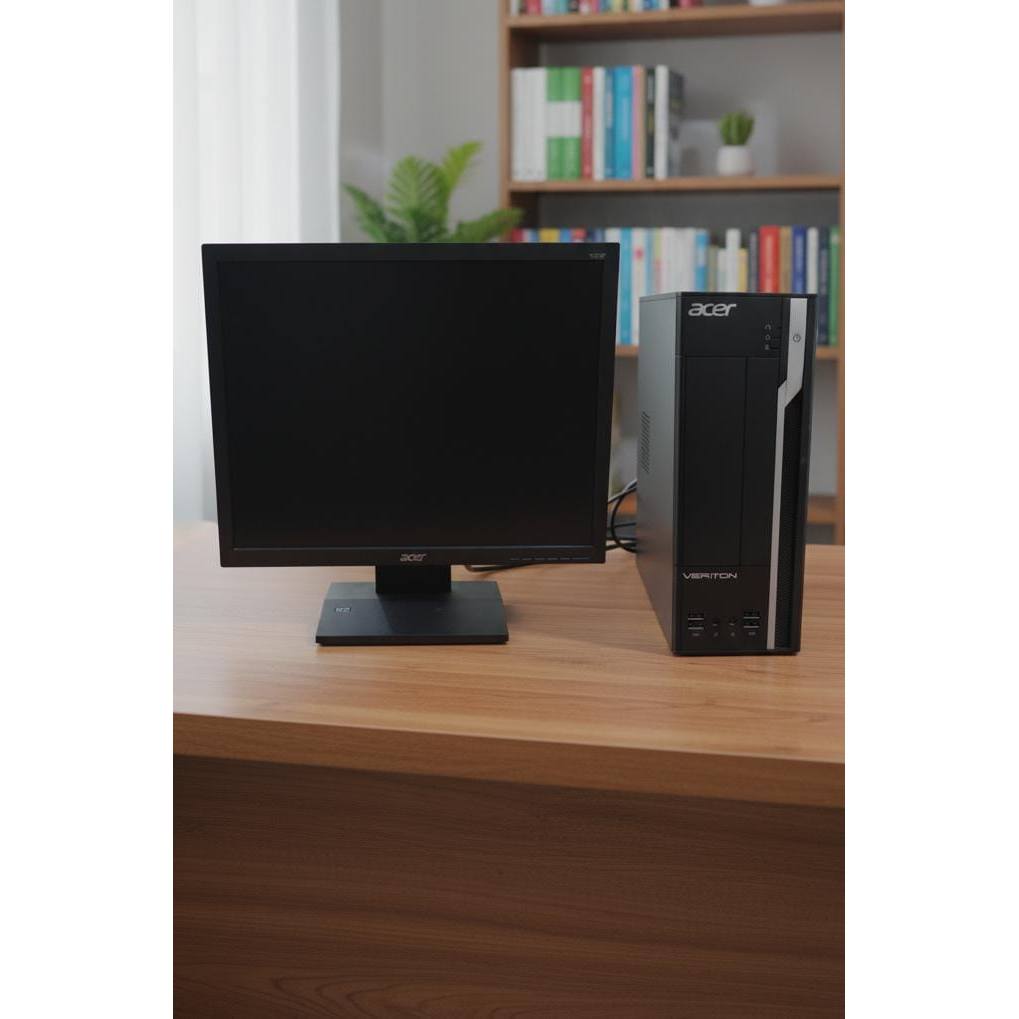 Komputer Acer,  Monitor + PC  , Mini PC Acer Veriton X2640 Core i5 4460T Plus Monitor 17 INCH