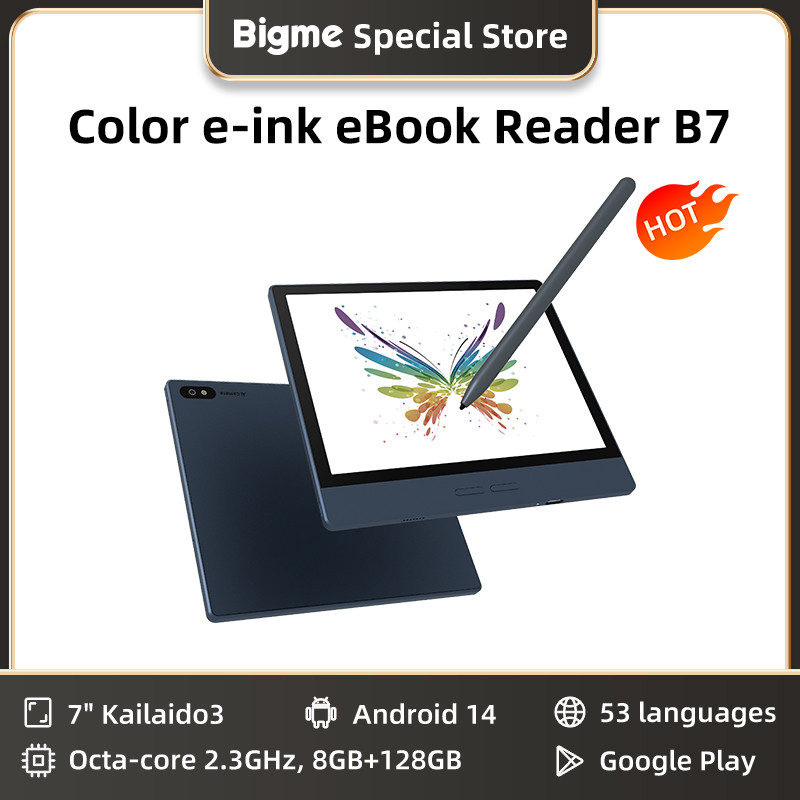 Jual Bigme B7 ebook reader, 7-in color e-ink screen electronic book ...