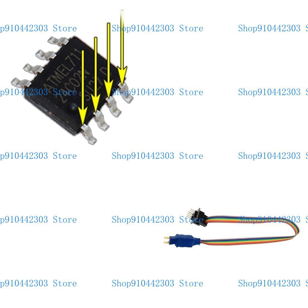 Jual L4MD SOP8 Flash Chip Test Clip Socket Adapter Probe Line ...