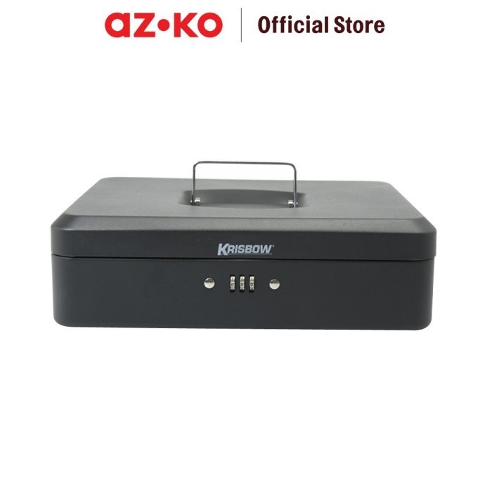 Jual AZKO Krisbow Cash Box Dengan Nomor Kombinasi 30 Cm - Hitam ...