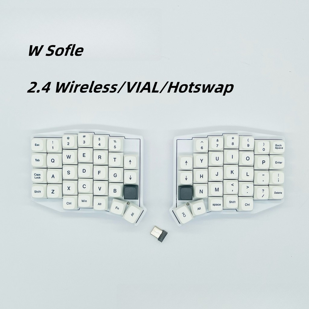 Jual WSofle 24G Wireless Split Keyboard Kit Mechanical Keyboards ...