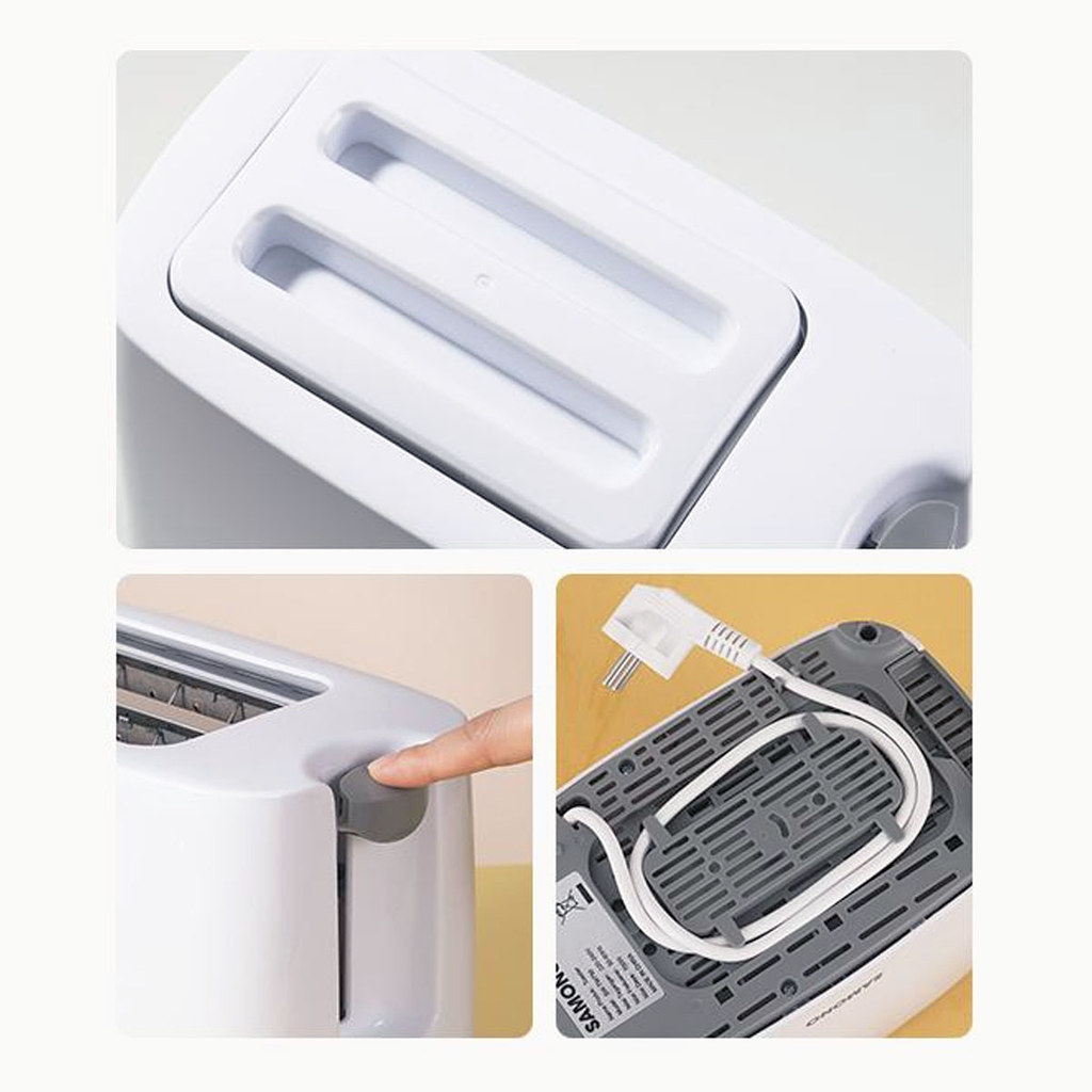 Jual SAMONO SW-TW750 500W Toaster Pemanggang Roti Listrik Bread Toaster ...