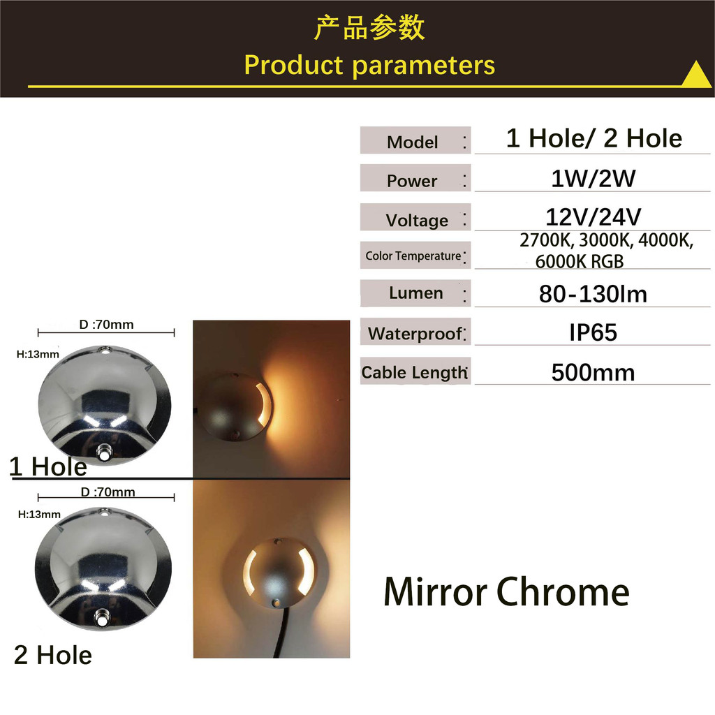 Jual LED Outdoor Turtle Shell Recessed Light: Waterproof, Ultra-Thin ...