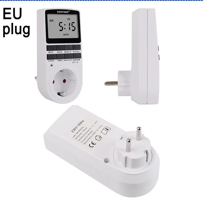 Jual LCD splay gital Weekly Programmable Electrical Wall Plugin Power ...