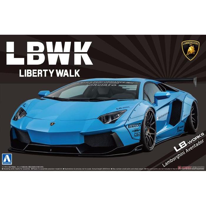 Jual GND48 Aoshima 1:24 Liberty Walk / LBWK / LB-Works Lamborghini ...