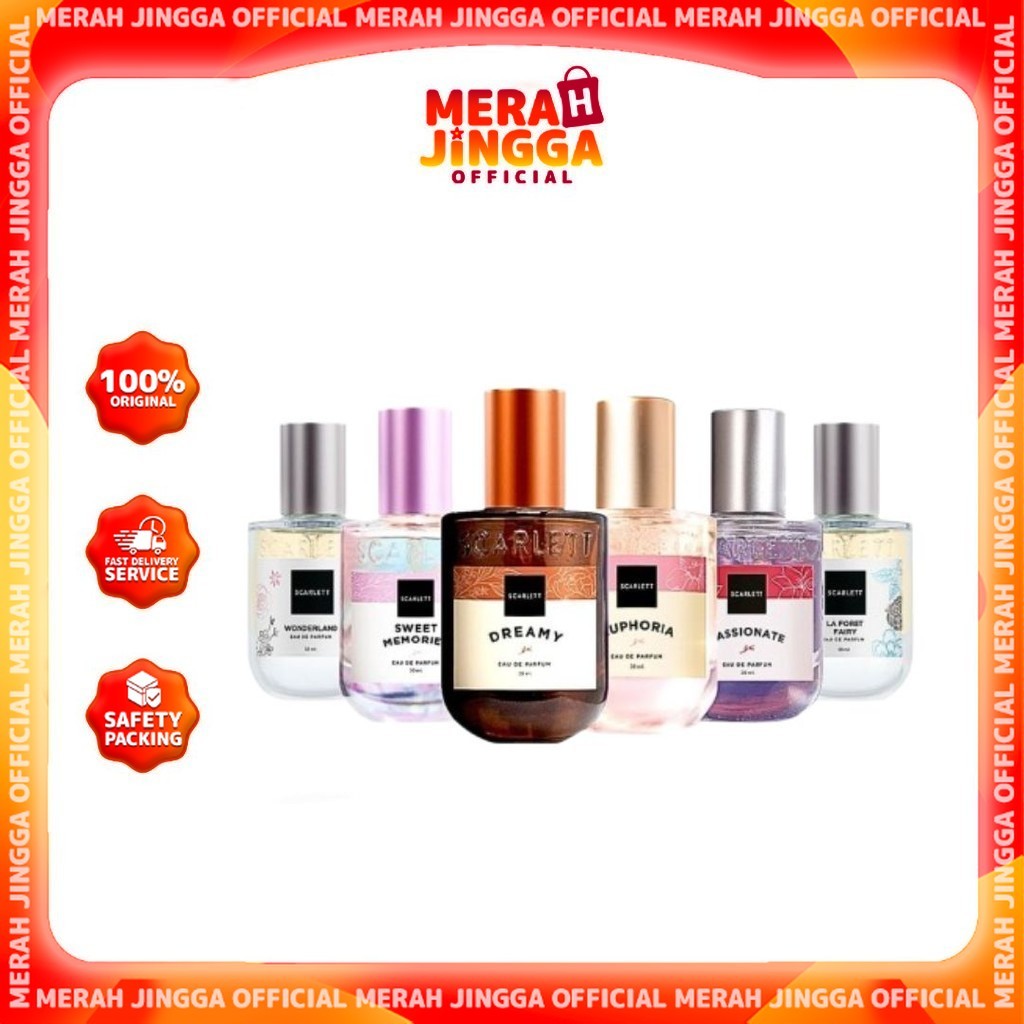 Jual Scarlett Whitening Eau De Parfum 30ml Series |Merah Jingga ...