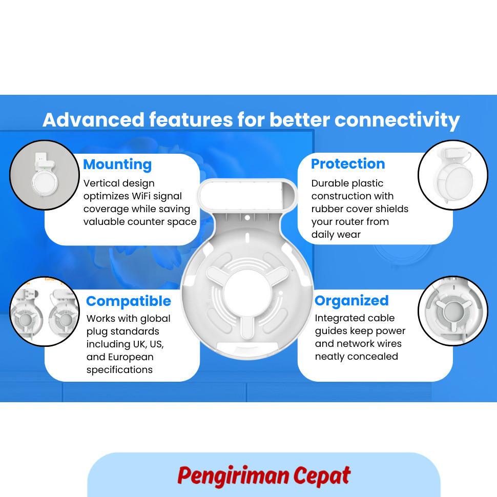 Jual PCP Suitable for TP-Link Deco BE23/BE25/BE3600/BE5000 Wifi 7 wall ...