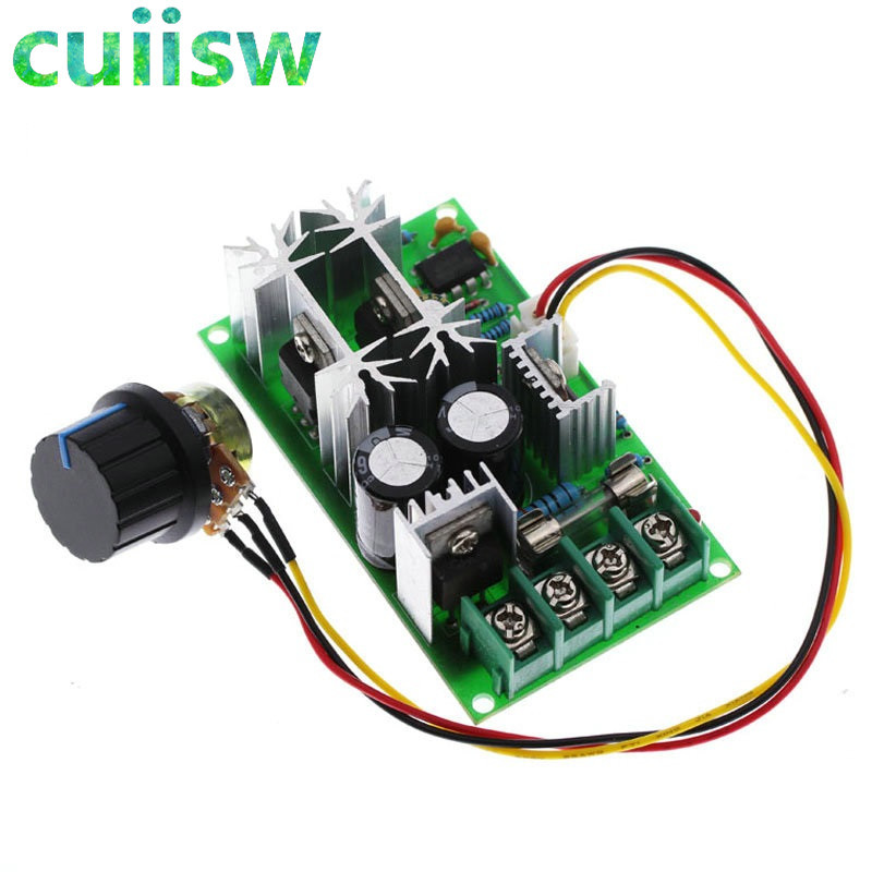 Jual DC10-60V DC motor speed regulator 12V 24V 36V 48V High power drive ...