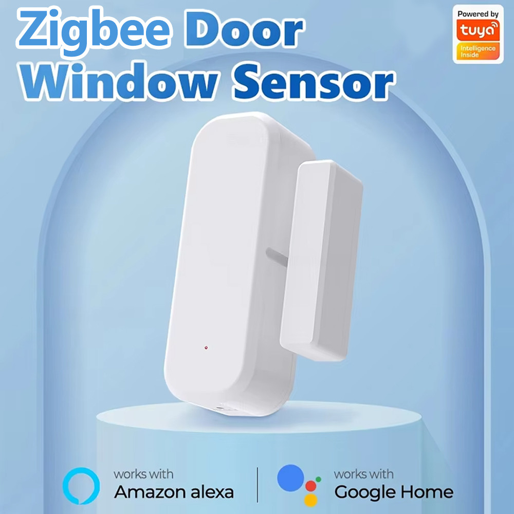 Jual Tuya Zigbee Door Sensor Wireless Open Closed Detection Smart Home ...
