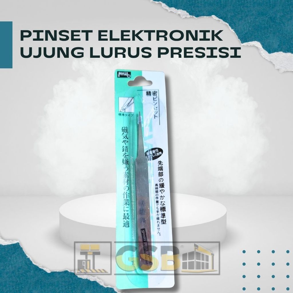 Jual Pinset Lurus Warna Silver Stainless Steel Presisi untuk Servis ...