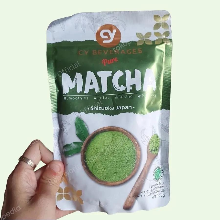Jual CY beverages Pure Matcha Powder Shizuoka Japan 100gr | Shopee ...