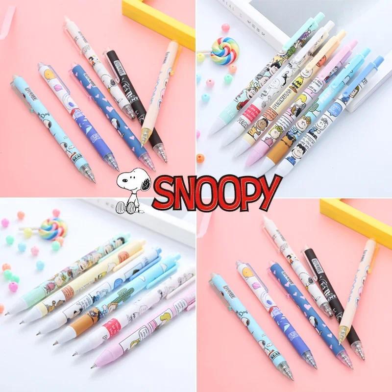 Jual Snoopy Gel Pen Cute Cartoon Writing Pens Creative Kawaii Comics ...