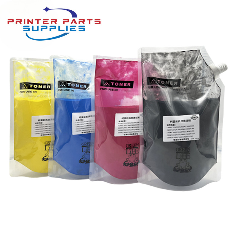 Class A Toner Powder Compatible with Xer-ox C230 C235 C235V/DNIA Colour Multifunction Printer Cartridge Toner Reset Refill ( Color : 4Color toner