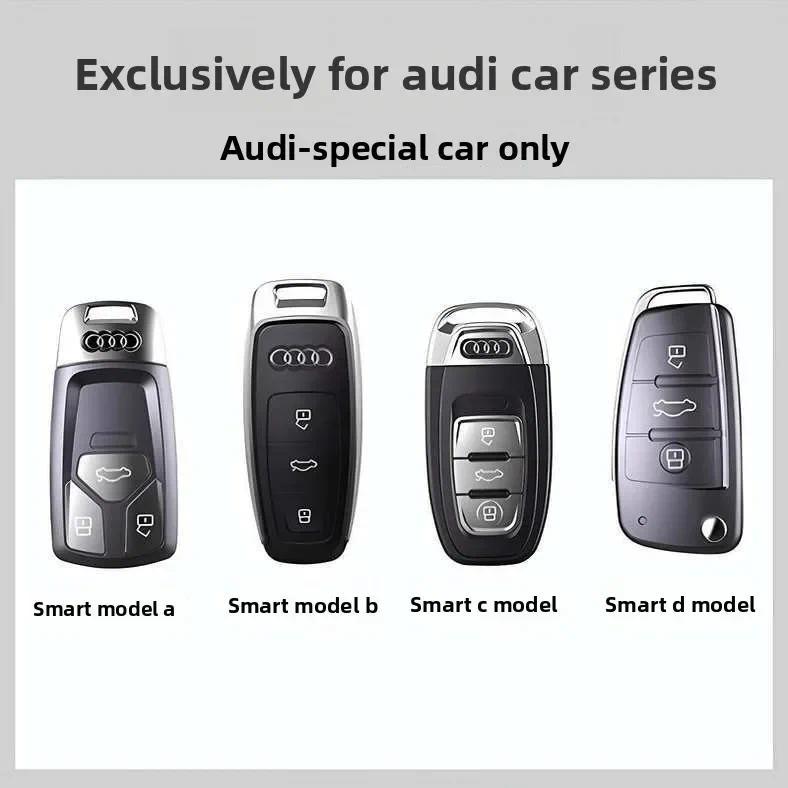 Jual Zinc Alloy Car Key Cover Key Case Key Fob Bag For Audi A1 A3 A4 8P ...