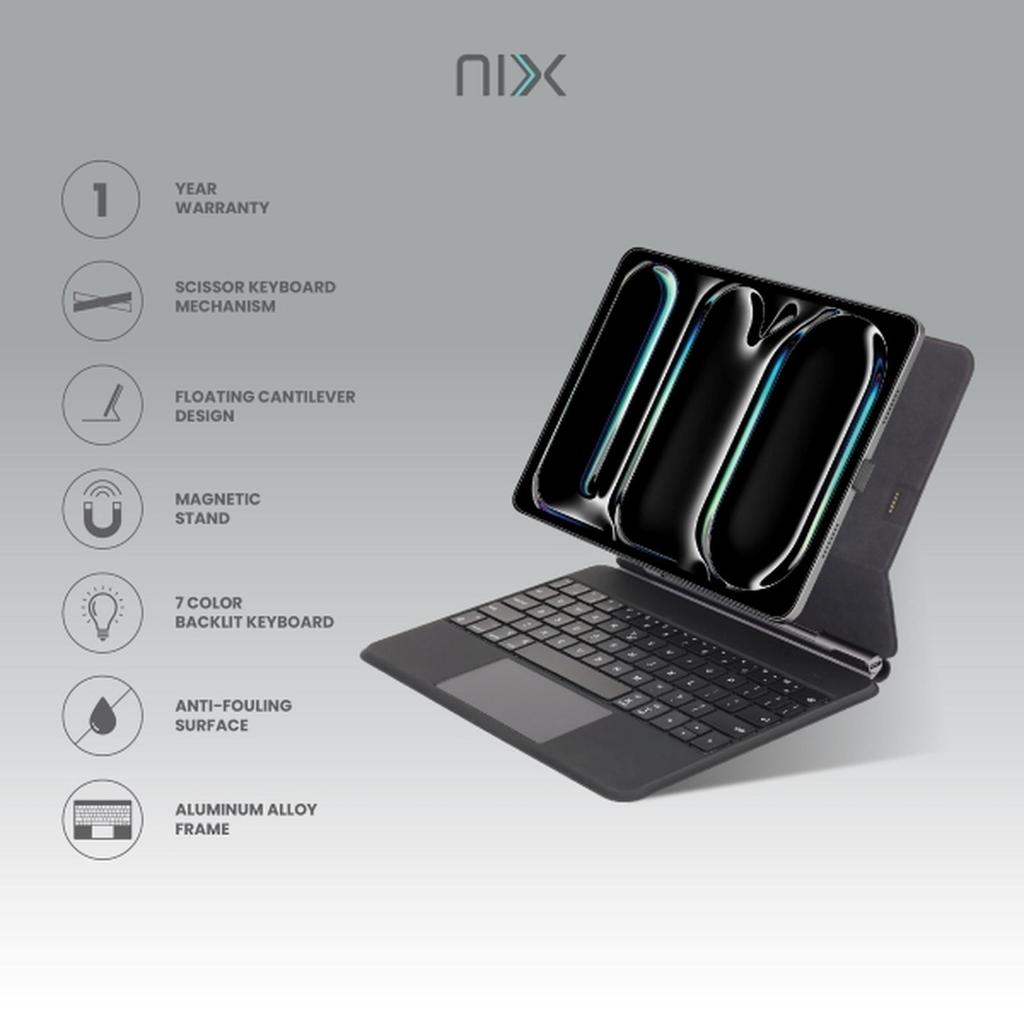 Jual Nix OMK-111 OMK-131 Floating Magnetic Case Magic Keyboard Trackpad ...