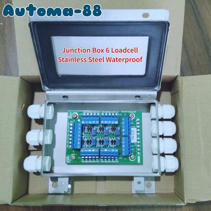 Jual Load cell Box Stainless 6 input Loadcell Bridge Waterproof Truck ...