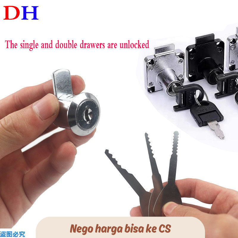 Jual LL File cabinet door Universal Key Drawer Lock Universal Home Desk ...