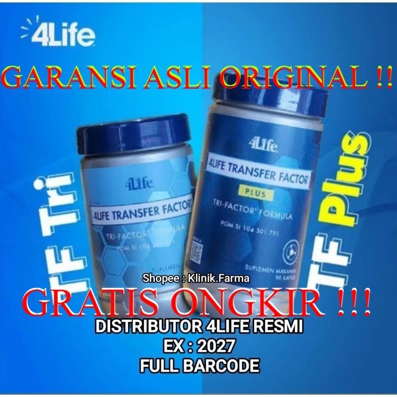 Jual 4Life Transfer Factor Plus Capsul Tri Factor Formula Asli Original ...
