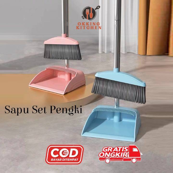 Jual Sapu Alat Pembersih Lantai Sapu Set Pengki Broom Alat Sebersihan ...