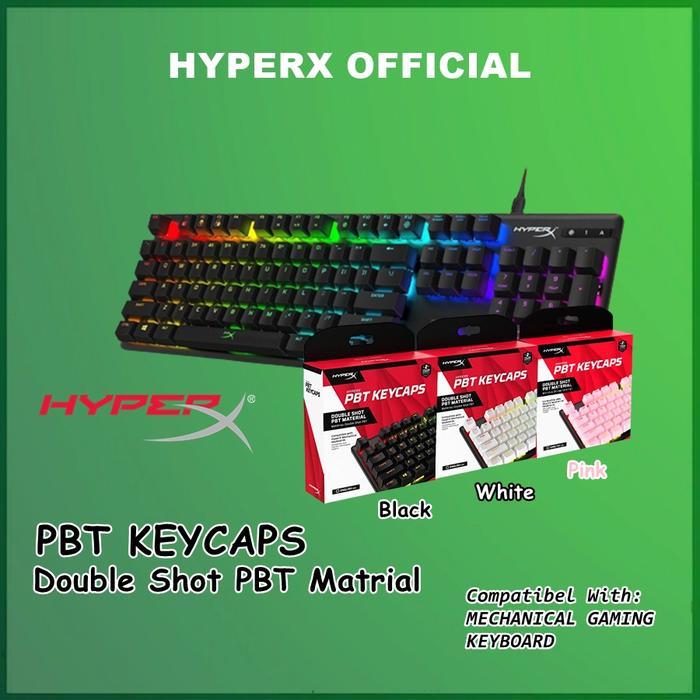 Jual HyperX PBT Doue Shot Keycaps Full-key Set Key Caps Gaming Keyboard ...