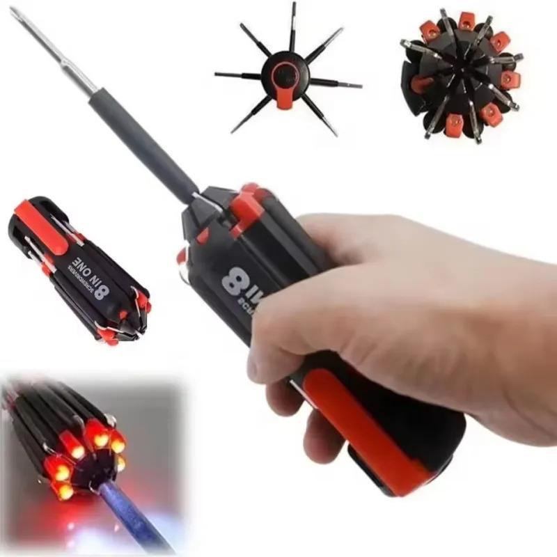 Jual Obeng Multi-Fungsi Portabel 8-Dalam-1 Dengan Senter 6LED ...