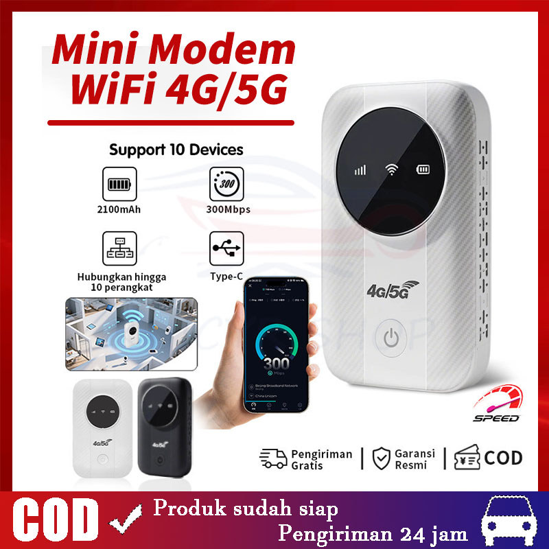 Modem 4G M5 Unlock All Operator 2100mAh Router MINI Router Nirkabel Wi-Fi Portabel Seluler